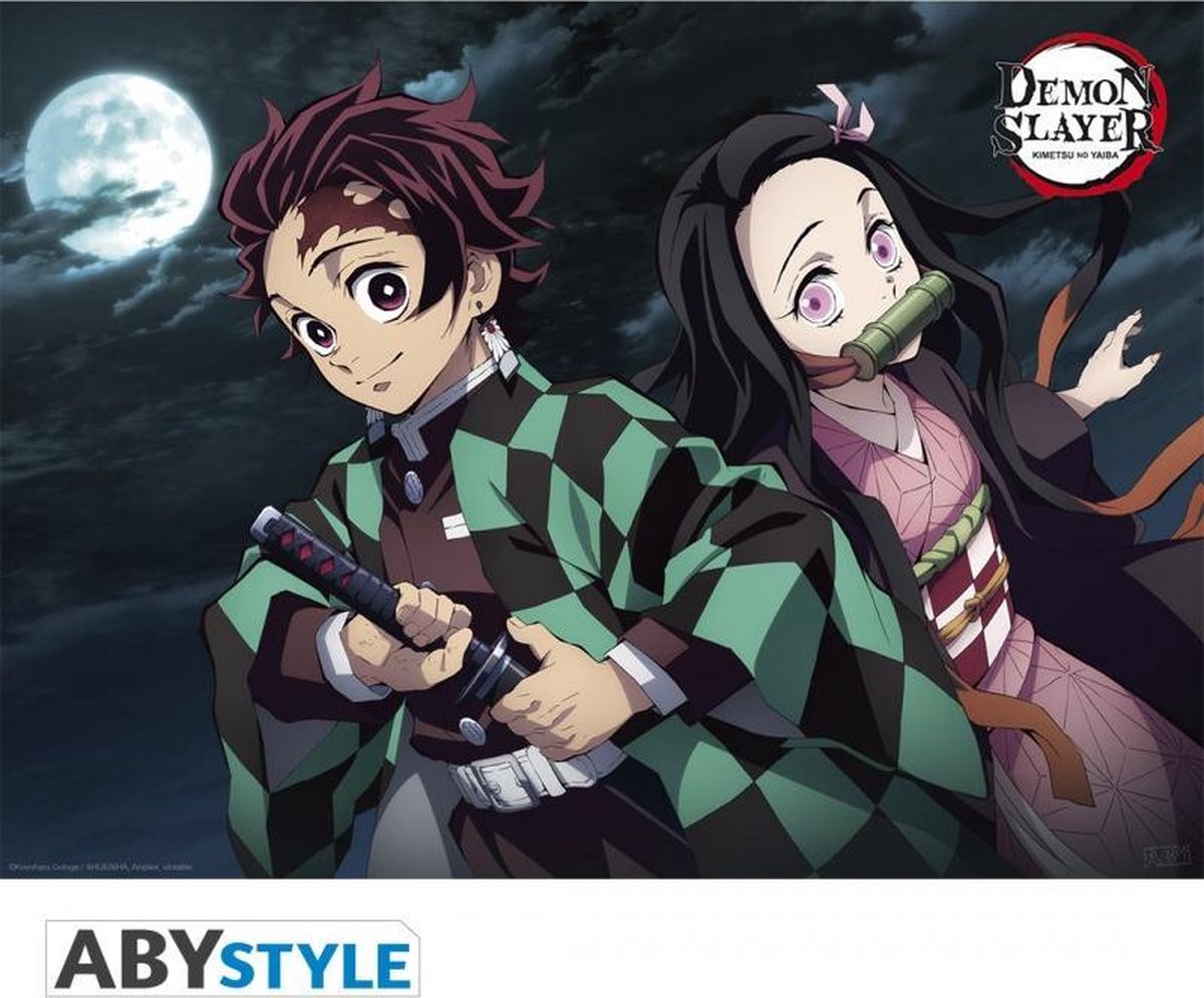 Poster Demon Slayer - Tanjiro and Nezuko 52x38cm