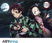 ABYstyle Demon Slayer Tanjiro and Nezuko  Poster - 52x38cm