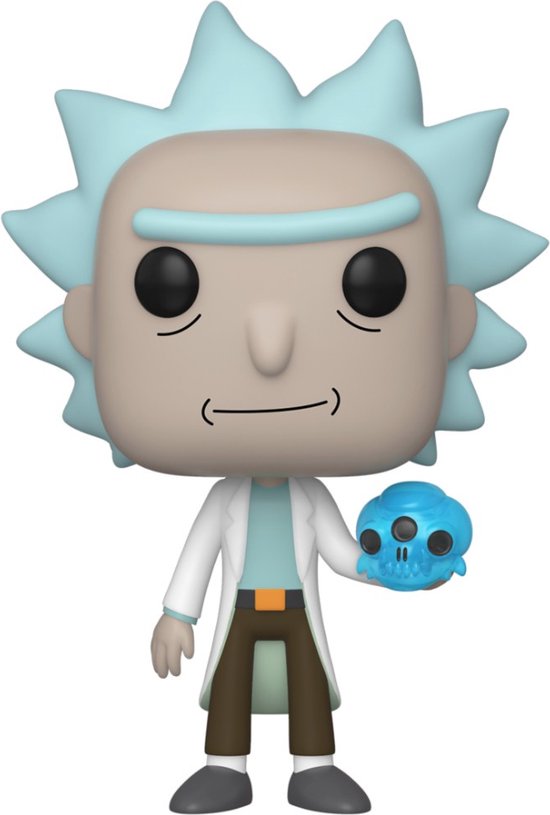 Pop Rick and Morty Rick with Crystal Skull Vinyl Figure