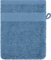 EM Bath Washand Blauw 16x21cm - Set van 4