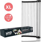 HYP. Premium Afdruiprek voor afwas RVS - Pannen rooster hittebestendig - Afdruiprooster - Pannenonderzetter - Afkoelrooster - Camping - Rolmat