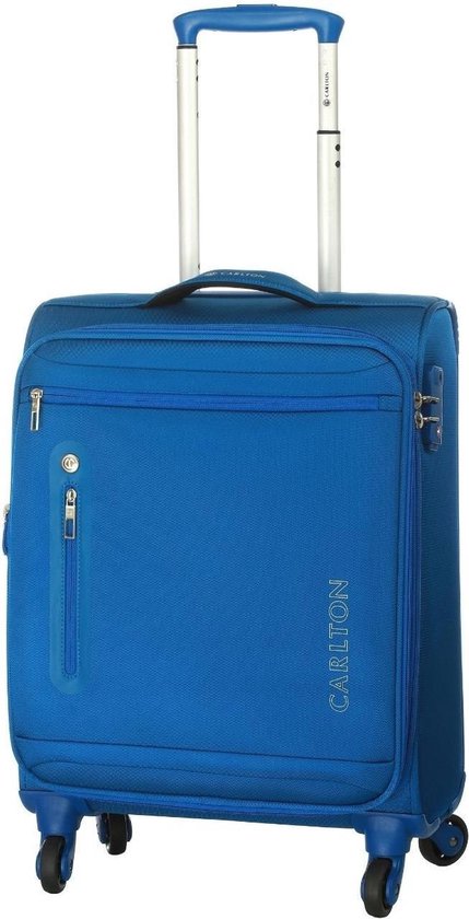 Carlton Nova Spinner Handbagage koffer cm - Blauw | bol.com