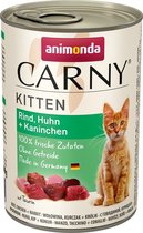Animonda Carny Kitten Rund, Kip + Konijn 6 x 400 g -kattenvoer-natvoer-