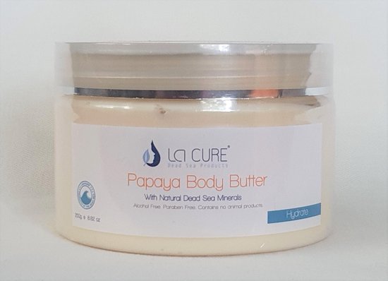 Papaya Body Butter, Dode Zee, La Cure