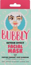 Bubbel - Gezichtsmasker - Masker - Gezicht - Reiniging - Bubbelmasker - 3 stuks - Reinigingsbehandeling tegen mee-eters - Acne en Puistjes.