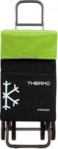 Rolser Boodschappentrolley Thermo Fresh MF - Dos+2 - Zwart/Groen