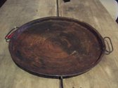 Dienblad metaal - Rond - Ø 30 cm -Vintage look