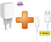 iPhone oplader kabel geschikt voor Apple iPhone 6,7,8,X,XS,XR,11,12,Mini,Pro Max- iPhone kabel - iPhone oplaadkabel - iPhone snoertje