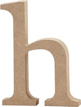 letter h MDF 13 cm