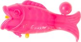 ballenschieter vis junior 9 cm roze 2-delig