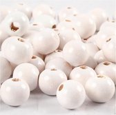 kralen 12 mm 40 stuks wit