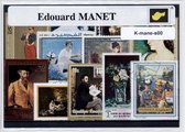 Eduard Manet – Luxe postzegel pakket (A6 formaat) : collectie van verschillende postzegels van Eduard Manet – kan als ansichtkaart in een A6 envelop - authentiek cadeau - kado - ge
