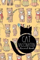 Cat Vaccination Record Book