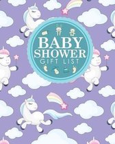 Baby Shower Gift List