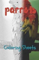 Parrot Coloring Sheets