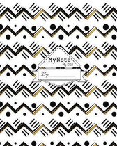 Notebook: My Note My Idea,8 x 10, 110 pages: Decorative-hand-drawn-3