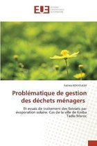 Problématique de gestion des déchets ménagers