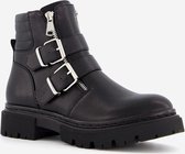Blue Box lage dames biker boots - Zwart - Maat 38