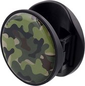 S&C - smartphone case hoesje houder iphone samsung army leger camouflage sticker holder telefoon button telefoonbutton