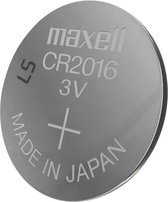 Batterie au lithium Maxell - Pile Knoopcel - CR2016 - 2 pièces - 3V - Fabriqué au Japon