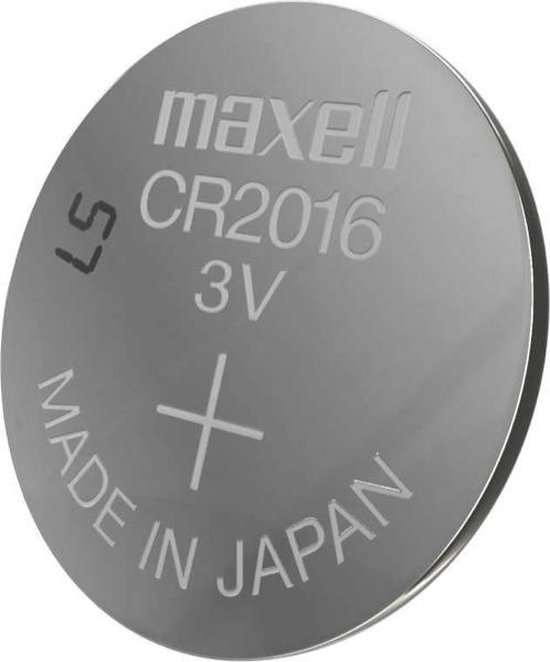 Batterie au lithium Maxell - Pile Knoopcel - CR2016 - 2 pièces - 3V -  Fabriqué au Japon | bol.com