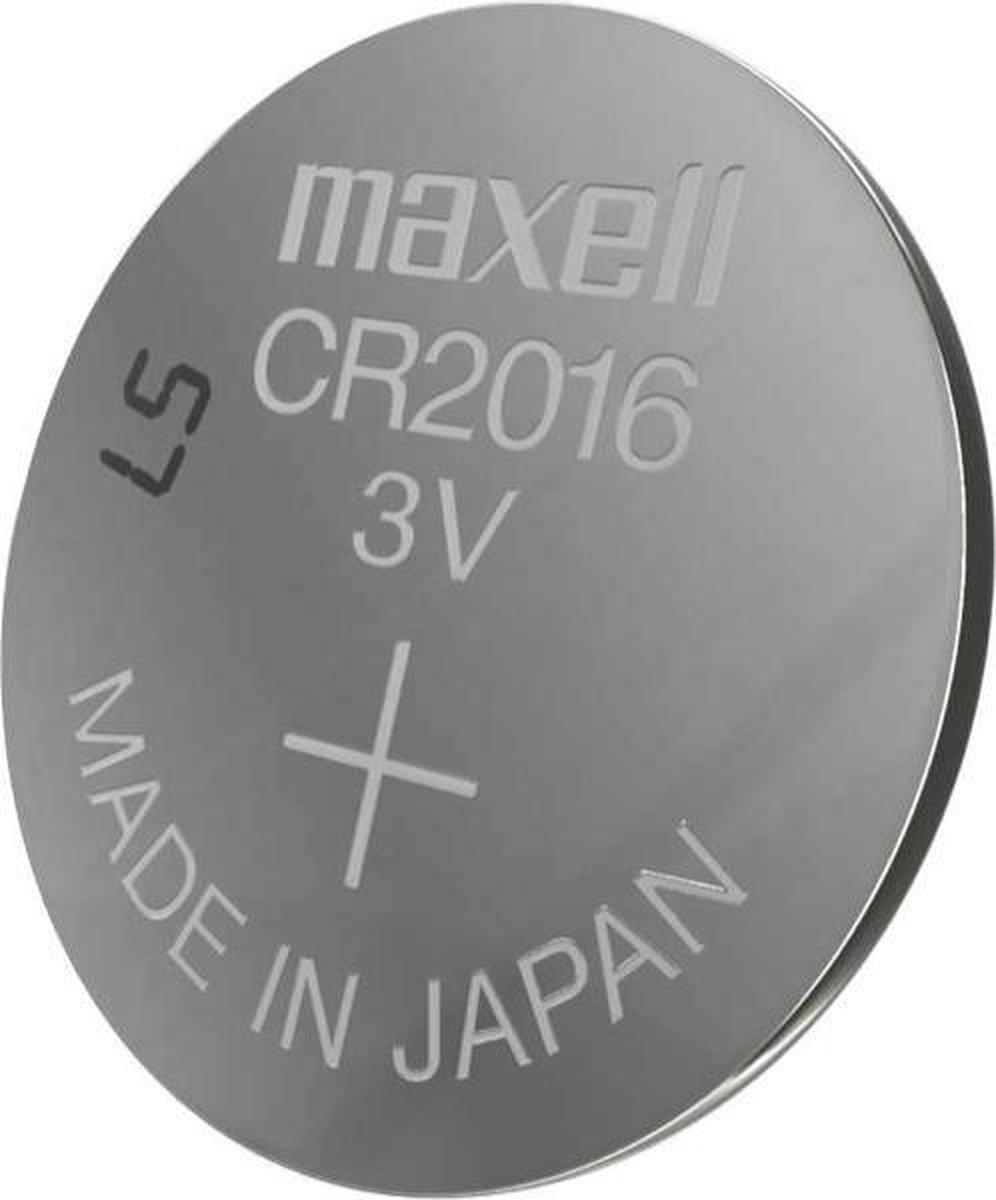 Maxell Lithium Batterij - Knoopcel - CR2016 - 2 stuks - 3V - Made in Japan