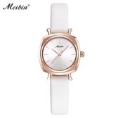 Longbo - Meibin - Dames Horloge - Wit/Rosé/Wit - 24mm (Productvideo)