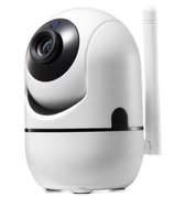 Jawes- Babyfoon met camera- Wit- 1080P- Wifi camera- Geluid en bewegingsdetectie- Camerabeveiliging