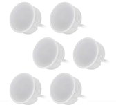 6-pack Extreem ondiepe LED module GU10 MR16 Spot - dimbaar - slechts 22mm hoog - vervangt GU10 spotje - warm wit 3000 K - 400lm
