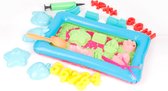 Kinetisch Zand – Met all-in one box - Kinetic Zand – 4 soorten zand -  Magisch Zand – 26 zand speeltjes
