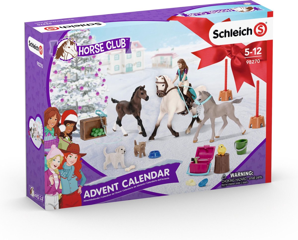 schleich HORSE CLUB- Adventskalender 2021 - Kinderspeelgoed voor Jongens en Meisjes - 5 tot 12 jaar - Schleich