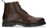 Sacha - Heren - Donkerbruine veterboots - Maat 44