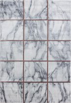 Modern laagpolig vloerkleed Naxos - brons 3816 - 140x200 cm