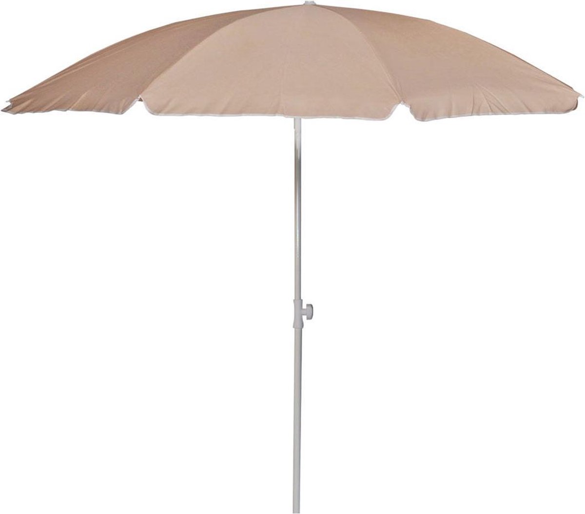 Strandparasol ecru 200 cm - Strandparasol met knikarm - Kleine parasol - Kinder parasol
