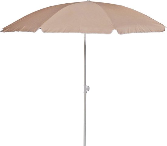 Strandparasol ecru 200 cm - Strandparasol met knikarm - Kleine parasol - Kinder  parasol | bol.com