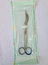 Belux Surgical/ Episiotomie / Marbach gynaecology waldmann schaar 18cm Gesteriliseerd  Klerucodering / RVS / Herbruikbaar .Duits staal