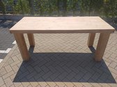 Tafel "Blokpoot" van Douglas hout 76x180cm 4 tot 6 persoons tafel
