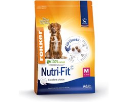 3x Fokker Nutri-Fit Hondenvoer M 2,5 kg
