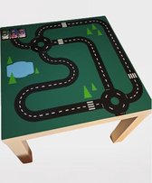 Speeltafel met autobaan voor kleuters - incl. 3 mini auto's