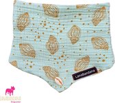 Hondenbandana Pastel Sea Shell | Minty maat L