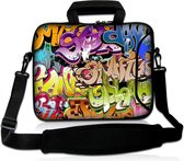 Laptoptas 14 inch graffiti kleurrijk - Sleevy