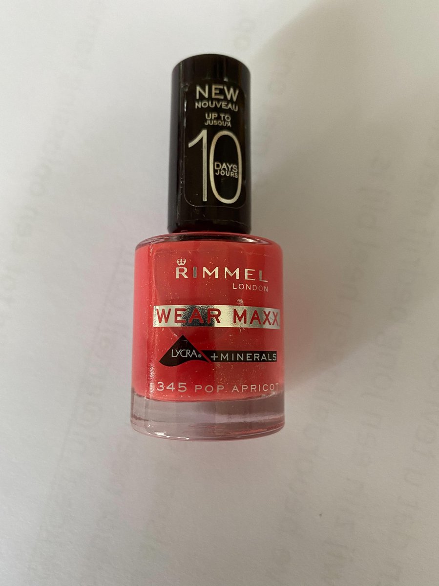 Goedkoopste Rimmel Wear Maxx Nagellak - 345 pop Apricot