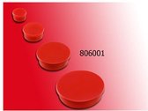 Ecobra 20 Whiteboardmagneten 806002 Rood 25x8mm
