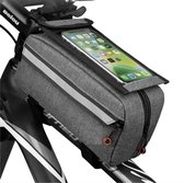 Telefoonhouder Fiets met Tas | Waterdicht | Opbergruimte | Universeel | Racefiets | Mountainbike | Fietstas | Uitsparing voor oordopjes | Plek voor powerbank | Mountainbike