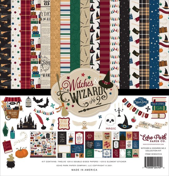 Echo Park Halloween Party 12x12 Inch Collection Kit (HP250016