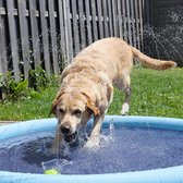 Studio Proud - Zwembad - Fontein - Waterspeelmat - Pool sproeiers - Watersproeimat - Zwembad kind baby hond peuter - Diameter 150 cm