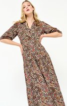 LOLALIZA Maxi-jurk met paisley-print - Zwart - Maat 36