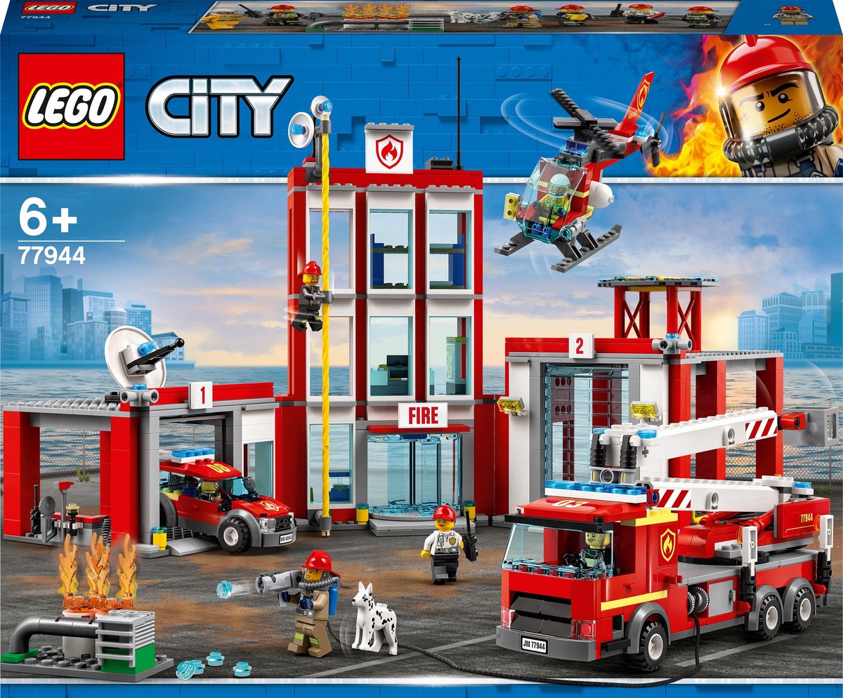 getuige prototype Ontwaken LEGO City Brandweerkazerne Hoofdkwartier - 77944 | bol.com