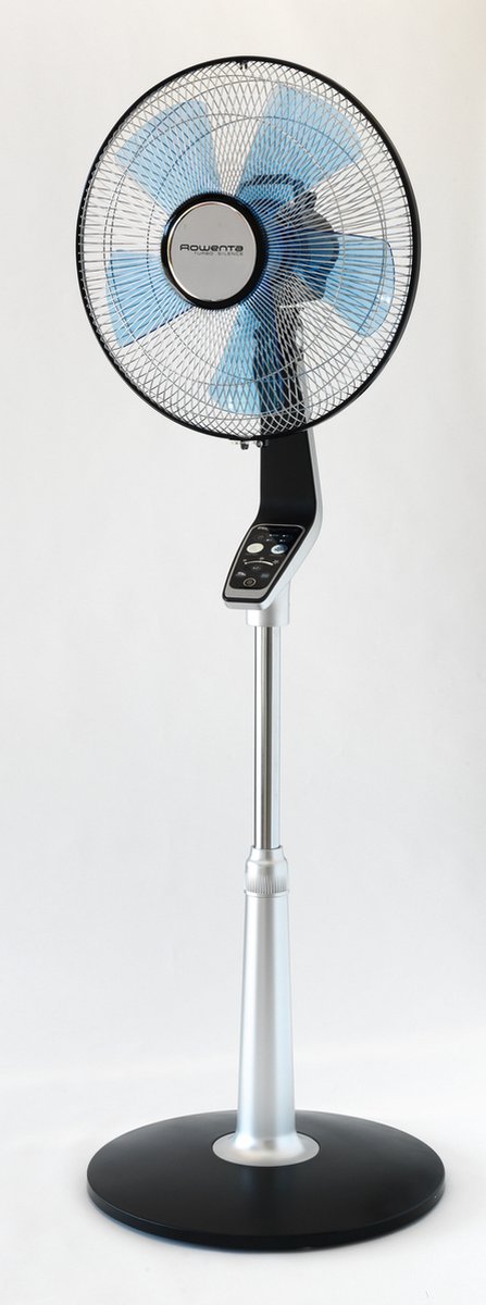 Rowenta Turbo Silence Extreme VU5770F0 Elektronische staande ventilator afstandsbediening, krachtig, laag geluidsniveau, 5 snelheden, automatische oscillatie, in hoogte verstelbaar