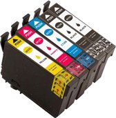 Epson 603 Huismerk Inktcartridge - Multipack van 5 stuks - Met Chip - Epson 603XL - Voor Printers: XP-2100 / XP-2105 / XP-3100 / XP-3105 / XP-4100 / XP-4105 / Workforce / WF-2810DWF